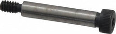 Made in USA - 1/4" Shoulder Diam x 1-1/4" Shoulder Length, #10-24 UNC, Hex Socket Shoulder Screw - 8 Alloy Steel, 0.357 to 3/8" Head Diam - Americas Industrial Supply
