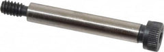 Made in USA - 1/4" Shoulder Diam x 1-1/2" Shoulder Length, #10-24 UNC, Hex Socket Shoulder Screw - 8 Alloy Steel, 0.357 to 3/8" Head Diam - Americas Industrial Supply