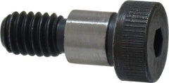 Made in USA - 3/8" Shoulder Diam x 3/8" Shoulder Length, 5/16-18 UNC, Hex Socket Shoulder Screw - 8 Alloy Steel, 0.543 to 0.562" Head Diam - Americas Industrial Supply