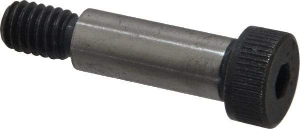Made in USA - 3/8" Shoulder Diam x 1" Shoulder Length, 5/16-18 UNC, Hex Socket Shoulder Screw - 8 Alloy Steel, 0.543 to 0.562" Head Diam - Americas Industrial Supply