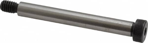 Made in USA - 3/8" Shoulder Diam x 3" Shoulder Length, 5/16-18 UNC, Hex Socket Shoulder Screw - 8 Alloy Steel, 0.543 to 0.562" Head Diam - Americas Industrial Supply