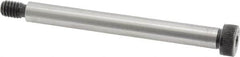 Made in USA - 3/8" Shoulder Diam x 3-1/2" Shoulder Length, 5/16-18 UNC, Hex Socket Shoulder Screw - 8 Alloy Steel, 0.543 to 0.562" Head Diam - Americas Industrial Supply