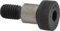 Made in USA - 1/2" Shoulder Diam x 1/2" Shoulder Length, 3/8-16 UNC, Hex Socket Shoulder Screw - 8 Alloy Steel, 0.729 to 3/4" Head Diam - Americas Industrial Supply