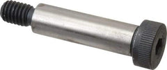 Made in USA - 1/2" Shoulder Diam x 1-3/4" Shoulder Length, 3/8-16 UNC, Hex Socket Shoulder Screw - 8 Alloy Steel, 0.729 to 3/4" Head Diam - Americas Industrial Supply