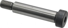 Made in USA - 1/2" Shoulder Diam x 2" Shoulder Length, 3/8-16 UNC, Hex Socket Shoulder Screw - 8 Alloy Steel, 0.729 to 3/4" Head Diam - Americas Industrial Supply