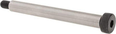 Made in USA - 1/2" Shoulder Diam x 4-1/2" Shoulder Length, 3/8-16 UNC, Hex Socket Shoulder Screw - 8 Alloy Steel, 0.729 to 3/4" Head Diam - Americas Industrial Supply