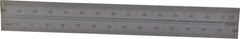 SPI - 6 Inch Long Blade, English and Metric Graduation Combination Square Blade - Baked Enamel Coated, 1/64 and 1/32 Inch Graduation, 0.5 and 1mm Graduation - Americas Industrial Supply