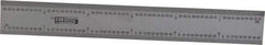 SPI - 6 Inch Long Blade, 16R Graduation Combination Square Blade - Baked Enamel Coated, 1/100, 1/64, 1/50 and 1/32 Inch Graduation - Americas Industrial Supply