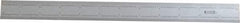 SPI - 12 Inch Long Blade, 16R Graduation Combination Square Blade - Baked Enamel Coated, 1/100, 1/64, 1/50 and 1/32 Inch Graduation - Americas Industrial Supply