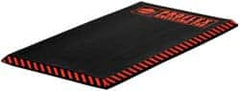 Ergodyne - Dry/Wet Environment, Anti-Fatigue Kneeling Matting - Black with Orange Borders, Nitrile Blend with Nitrile Blend Base, Beveled on 4 Sides - Americas Industrial Supply