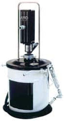 ARO/Ingersoll-Rand - Grease Lubrication 4 Lb/min Flow Carbon Steel Air-Operated Pump - For 35 Lb Container - Americas Industrial Supply