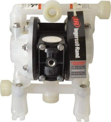 ARO/Ingersoll-Rand - 1/2" NPT, Nonmetallic, Air Operated Diaphragm Pump - Santoprene Diaphragm, Polypropylene Housing - Americas Industrial Supply