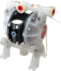 ARO/Ingersoll-Rand - 1/2" NPT, Nonmetallic, Air Operated Diaphragm Pump - Nitrile Diaphragm, Polypropylene Housing - Americas Industrial Supply