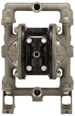 ARO/Ingersoll-Rand - 1/2" NPT, Metallic, Air Operated Diaphragm Pump - PTFE Diaphragm, Aluminum Housing - Americas Industrial Supply