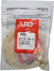 ARO/Ingersoll-Rand - Santoprene Fluid Section Repair Kit - For Use with Diaphragm Pumps - Americas Industrial Supply