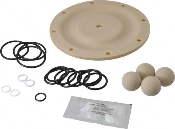 ARO/Ingersoll-Rand - Santoprene Fluid Section Repair Kit - For Use with Diaphragm Pumps - Americas Industrial Supply