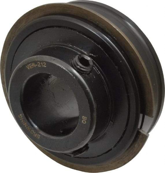 Browning - 3/4" ID x 1.8504" OD, 2,611 Lb Dynamic Capacity, ER Style Insert Bearing - 52100 Steel Insert, 5/8" Race Width, 1,444 Lb Static Capacity - Americas Industrial Supply