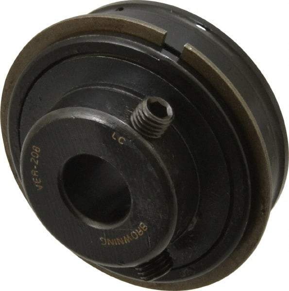 Browning - 1/2" ID x 1.8504" OD, 2,611 Lb Dynamic Capacity, ER Style Insert Bearing - 52100 Steel Insert, 5/8" Race Width, 1,444 Lb Static Capacity - Americas Industrial Supply