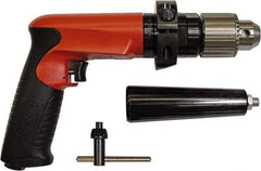 Sioux Tools - 1/2" Keyed Chuck - Pistol Grip Handle, 700 RPM, 14.16 LPS, 30 CFM, 1 hp - Americas Industrial Supply