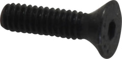 Made in USA - #5-40 UNC Hex Socket Drive, 82° Flat Screw - Alloy Steel, Black Oxide Finish, Fully Threaded, 1/2" OAL - Americas Industrial Supply