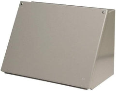 Cooper B-Line - Steel Standard Enclosure Hinge Sloped Cover - NEMA 12, 13, 12" Wide x 12" High x 9-5/32" Deep, Dirt-tight & Dust-tight - Americas Industrial Supply