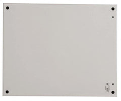 Cooper B-Line - 13" OAW x 13" OAH Powder Coat Finish Electrical Enclosure Nonperforated Panel - 16" x 16" Box, 12 Gauge Steel, Use with 16166-12/16168-12 - Americas Industrial Supply