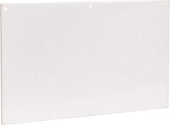 Cooper B-Line - 20-7/8" OAW x 32-7/8" OAH Powder Coat Finish Electrical Enclosure Flanged Panel - 36" x 24" Box, 12 Gauge Steel, Use with 362410-12/362412-12/36246-12/36248-12 - Americas Industrial Supply
