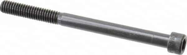 Holo-Krome - 5/16-18 UNC Hex Socket Drive, Socket Cap Screw - Alloy Steel, Black Oxide Finish, Partially Threaded, 4" Length Under Head - Americas Industrial Supply