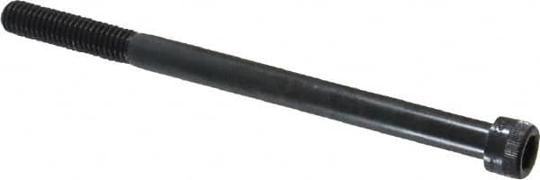 Holo-Krome - 3/8-16 UNC Hex Socket Drive, Socket Cap Screw - Alloy Steel, Black Oxide Finish, Partially Threaded, 5-1/2" Length Under Head - Americas Industrial Supply