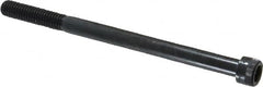 Holo-Krome - 3/8-16 UNC Hex Socket Drive, Socket Cap Screw - Alloy Steel, Black Oxide Finish, Partially Threaded, 5-1/2" Length Under Head - Americas Industrial Supply