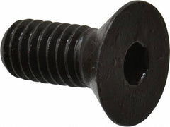 Made in USA - 5/16-18 UNC Hex Socket Drive, 82° Flat Screw - Alloy Steel, Black Oxide Finish, Fully Threaded, 3/4" OAL - Americas Industrial Supply
