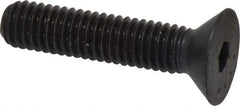 Made in USA - 3/8-16 UNC Hex Socket Drive, 82° Flat Screw - Alloy Steel, Black Oxide Finish, Fully Threaded, 1-3/4" OAL - Americas Industrial Supply