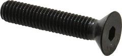 Made in USA - 3/8-16 UNC Hex Socket Drive, 82° Flat Screw - Alloy Steel, Black Oxide Finish, Fully Threaded, 2" OAL - Americas Industrial Supply