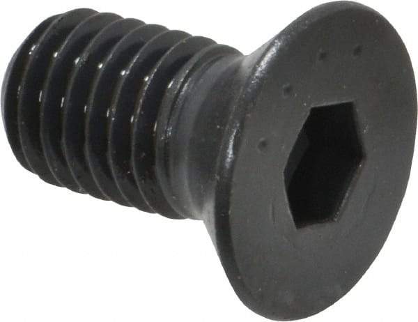 Made in USA - 1/2-13 UNC Hex Socket Drive, 82° Flat Screw - Alloy Steel, Black Oxide Finish, Fully Threaded, 1" OAL - Americas Industrial Supply