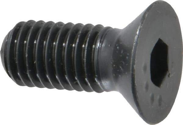 Made in USA - 1/2-13 UNC Hex Socket Drive, 82° Flat Screw - Alloy Steel, Black Oxide Finish, Fully Threaded, 1-1/4" OAL - Americas Industrial Supply