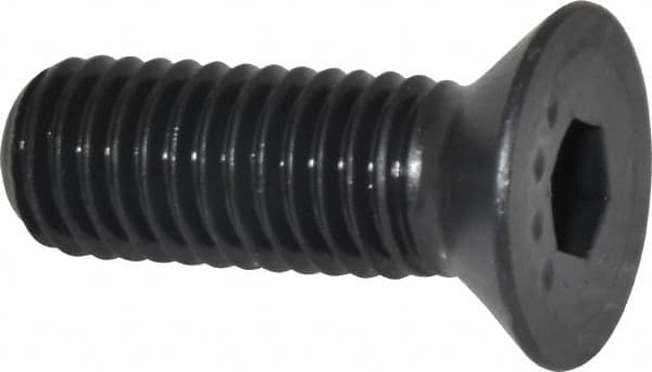 Made in USA - 1/2-13 UNC Hex Socket Drive, 82° Flat Screw - Alloy Steel, Black Oxide Finish, Fully Threaded, 1-1/2" OAL - Americas Industrial Supply