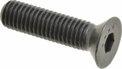 Made in USA - 1/2-13 UNC Hex Socket Drive, 82° Flat Screw - Alloy Steel, Black Oxide Finish, Fully Threaded, 2" OAL - Americas Industrial Supply