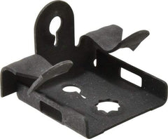 Cooper B-Line - 1/4" Max Flange Thickness, 1/4" Rod Flange Beam Clamp - 100 Lb Capacity, Spring Steel - Americas Industrial Supply