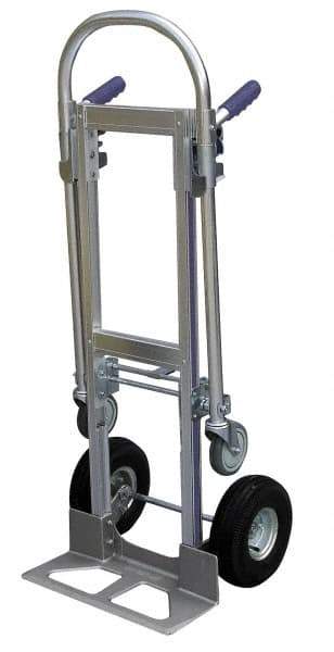 Vestil - 52" OAH Hand Truck - Dual Grip/Loop Handle, Aluminum - Americas Industrial Supply