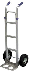 Vestil - 500 Lb Capacity 52-1/2" OAH Hand Truck - Dual Handle, Aluminum - Americas Industrial Supply