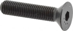 Made in USA - 5/16-24 UNF Hex Socket Drive, 82° Flat Screw - Alloy Steel, Black Oxide Finish, Fully Threaded, 1-1/2" OAL - Americas Industrial Supply