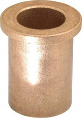 Boston Gear - 3/4" Inside x 1" Outside Diam, Oil Impregnated Bronze Sleeve Bearing - 1-1/4" Flange Outside Diam, 5/32" Flange Thickness, 1-1/2" OAL - Americas Industrial Supply