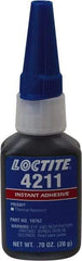 Loctite - 20 Gal Bottle Black Instant Adhesive - 24 hr Full Cure Time - Americas Industrial Supply