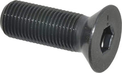 Made in USA - 1/2-20 UNF Hex Socket Drive, 82° Flat Screw - Alloy Steel, Black Oxide Finish, Fully Threaded, 1-1/2" OAL - Americas Industrial Supply