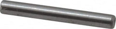 Made in USA - 1/16" Diam x 1/2" Pin Length Grade 8 Alloy Steel Standard Dowel Pin - Bright Finish, 1 Beveled & 1 Rounded End - Americas Industrial Supply