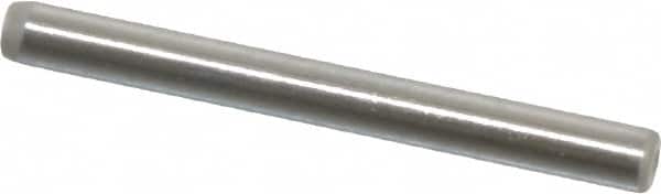 Made in USA - 1/16" Diam x 5/8" Pin Length Grade 8 Alloy Steel Standard Dowel Pin - Bright Finish, 1 Beveled & 1 Rounded End - Americas Industrial Supply