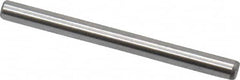 Made in USA - 1/16" Diam x 3/4" Pin Length Grade 8 Alloy Steel Standard Dowel Pin - Bright Finish, 1 Beveled & 1 Rounded End - Americas Industrial Supply