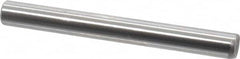 Made in USA - 3/16" Diam x 1-3/4" Pin Length Grade 8 Alloy Steel Standard Dowel Pin - Bright Finish, C 47-58 & C 60 (Surface) Hardness, 4,150 Lb (Single Shear), 8,300 Lb (Double Shear) Breaking Strength, 1 Beveled & 1 Rounded End - Americas Industrial Supply