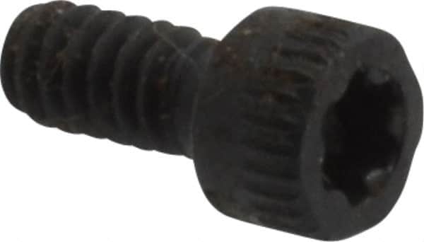 Camcar - #4-40 UNC Torx Plus Drive, Socket Cap Screw - Alloy Steel, Black Oxide Finish, Fully Threaded, 1/4" Length Under Head - Americas Industrial Supply