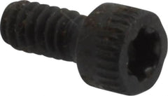 Camcar - #4-40 UNC Torx Plus Drive, Socket Cap Screw - Alloy Steel, Black Oxide Finish, Fully Threaded, 1/4" Length Under Head - Americas Industrial Supply
